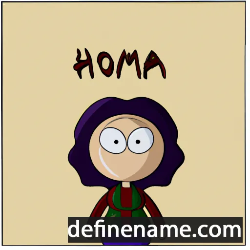 Homeyra cartoon