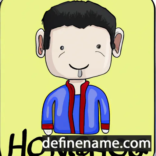 cartoon of the name Hongai