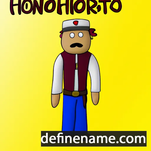 cartoon of the name Honorino