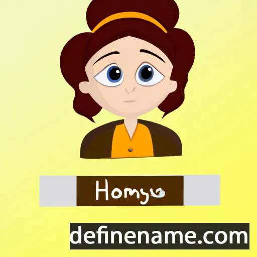 cartoon of the name Honoryna