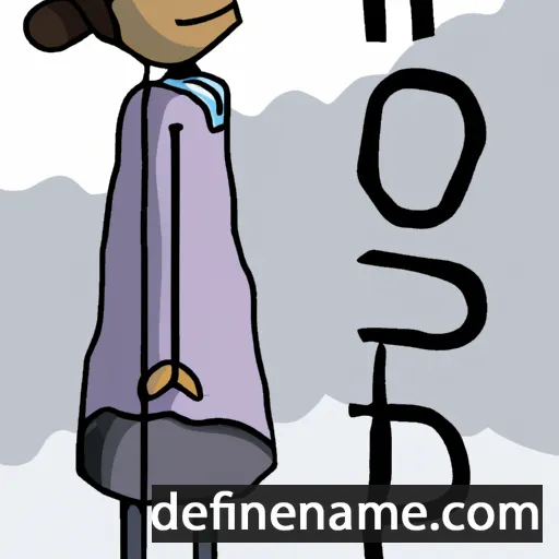 cartoon of the name Hope-still