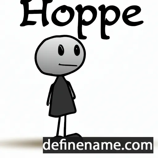 cartoon of the name Hopeful