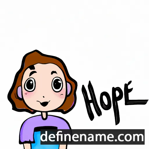 Hopie cartoon