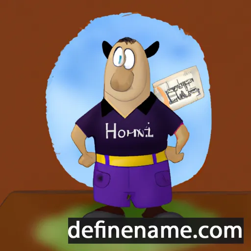 cartoon of the name Horislav