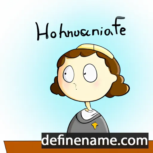 cartoon of the name Hortance