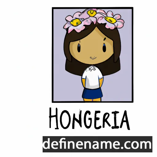 Hortencia cartoon