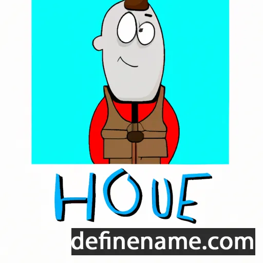 cartoon of the name Houde