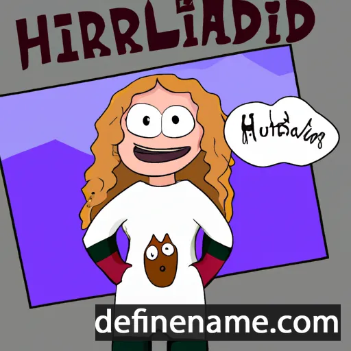 Hrafnheiður cartoon