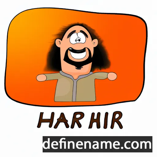 cartoon of the name Hrair