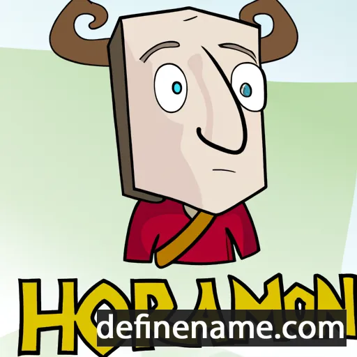 cartoon of the name Hrómundur