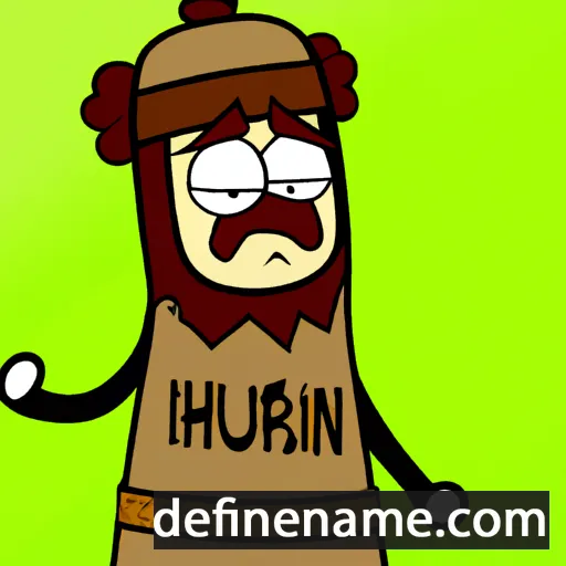 cartoon of the name Húsbiǫrn