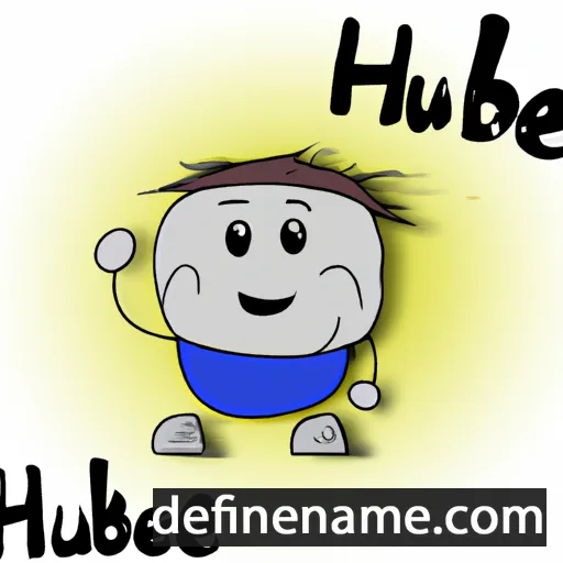 cartoon of the name Hube