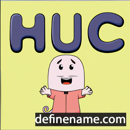 cartoon of the name Huc