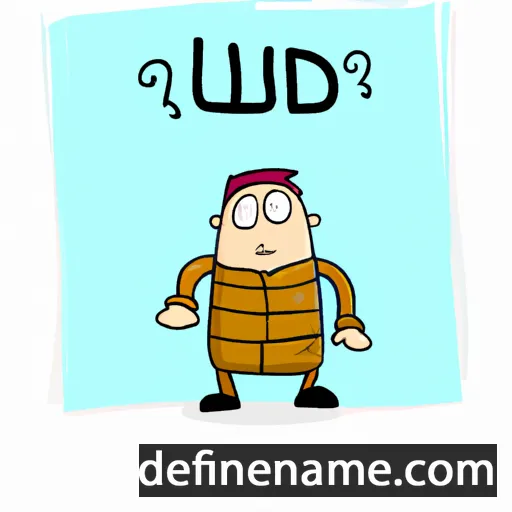 cartoon of the name Hudd