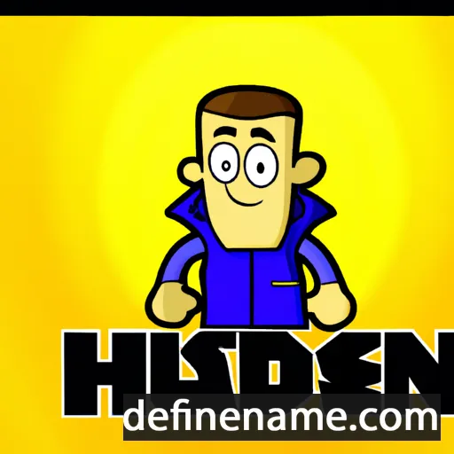 cartoon of the name Hudsen