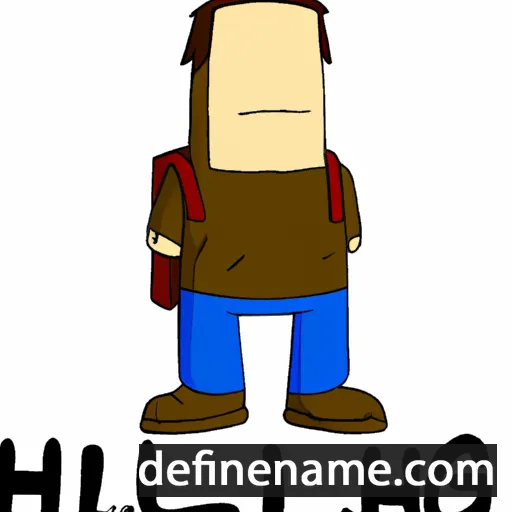 cartoon of the name Hugelin