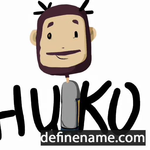 cartoon of the name Huko