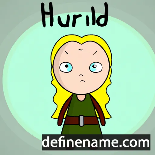 Huldrún cartoon