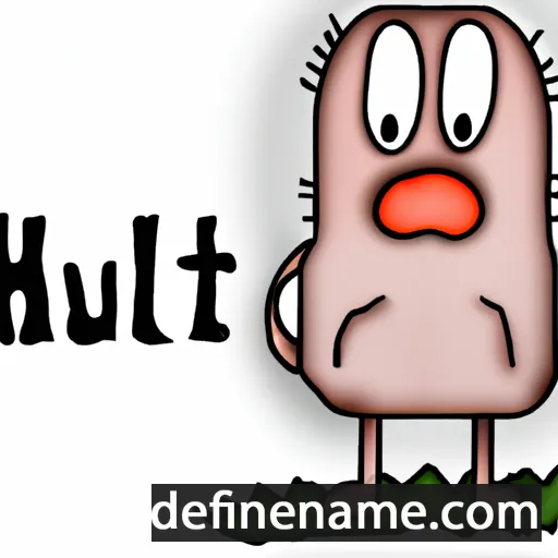 cartoon of the name Hultu