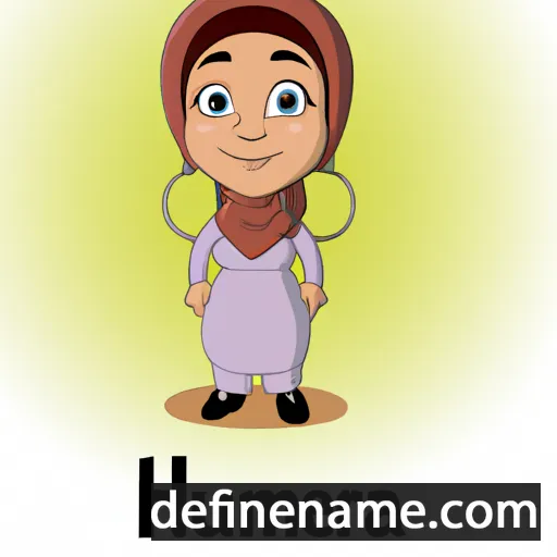 cartoon of the name Humera