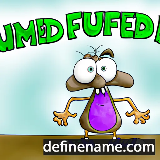 cartoon of the name Humfred