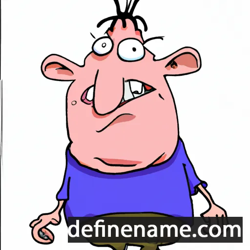 cartoon of the name Humfrido