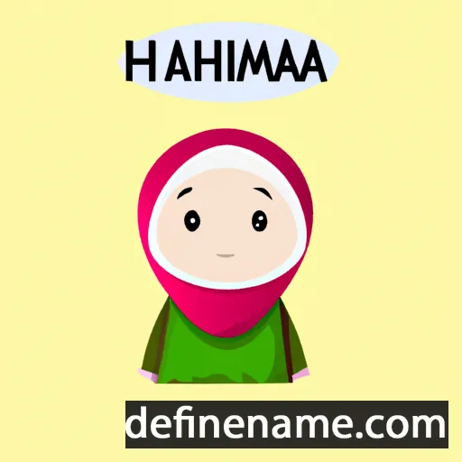 cartoon of the name Humnah