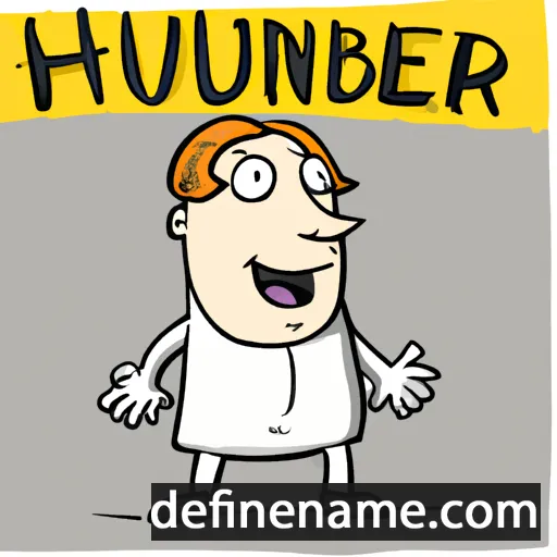 cartoon of the name Hunibert