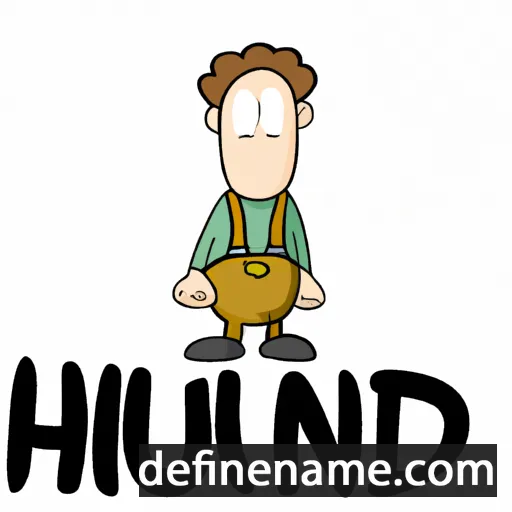 cartoon of the name Hunold