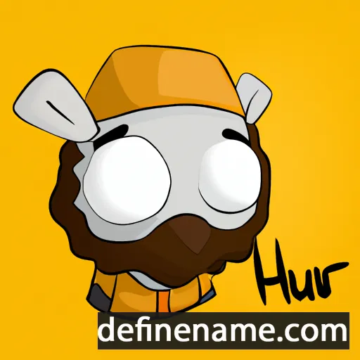 cartoon of the name Hurhi