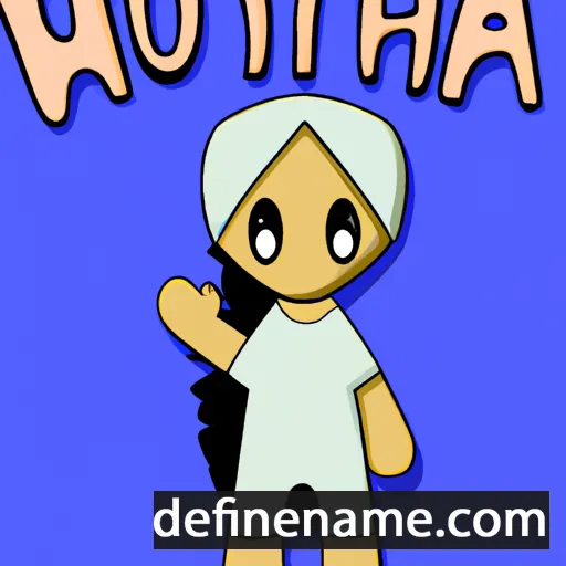 cartoon of the name Huriata