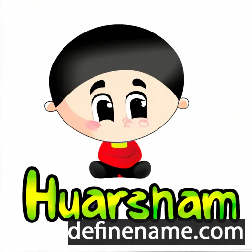 cartoon of the name Hursanam