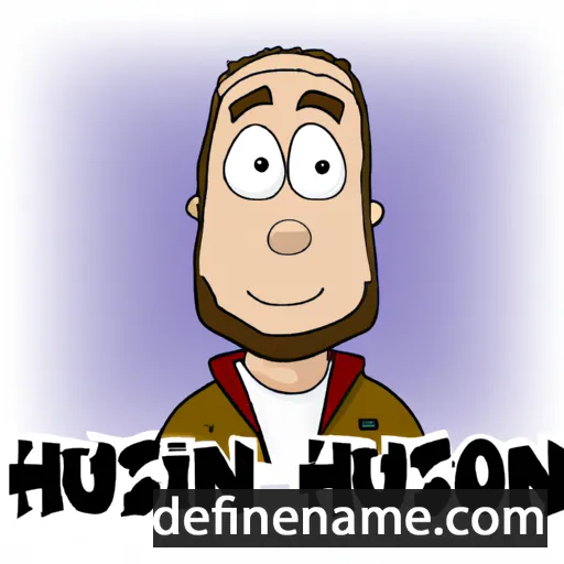 cartoon of the name Huston