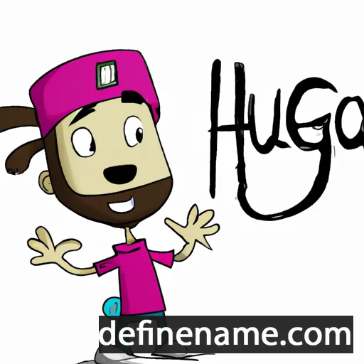 cartoon of the name Huugo