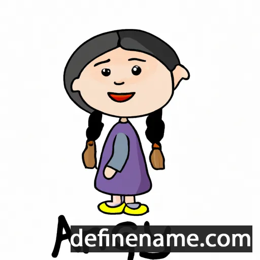 cartoon of the name Hyang