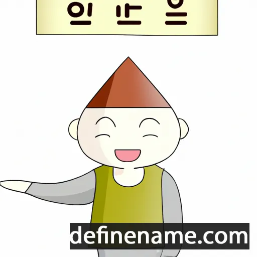 cartoon of the name Hye-seong