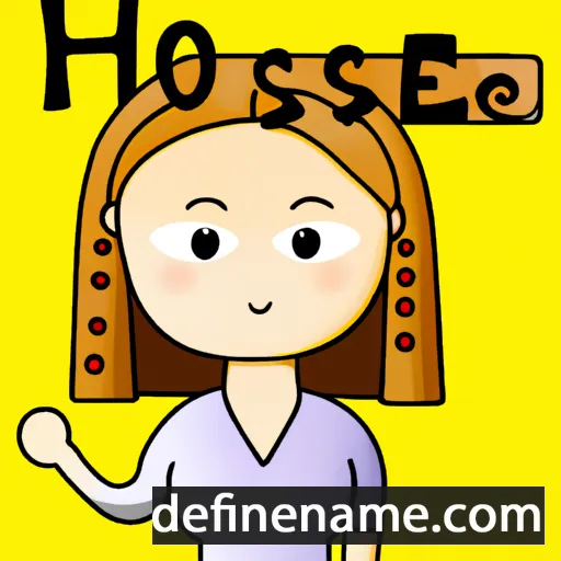 cartoon of the name Hye-soo