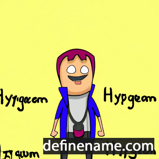 cartoon of the name Hygin