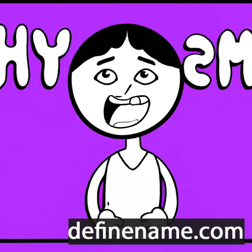 cartoon of the name Hymen