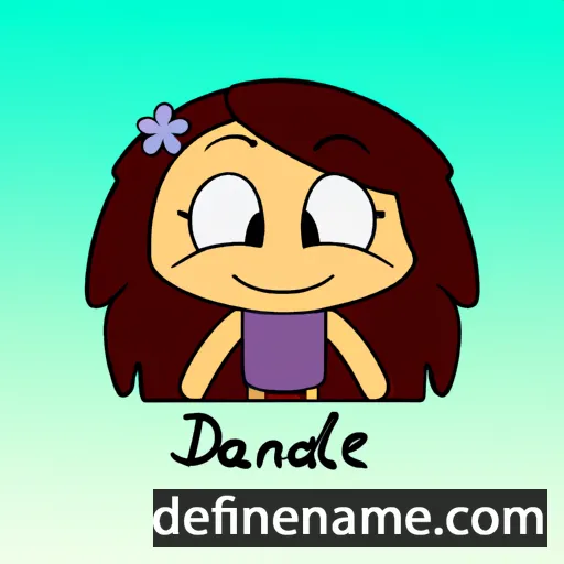 cartoon of the name Idalene