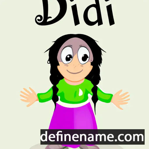 cartoon of the name Idali