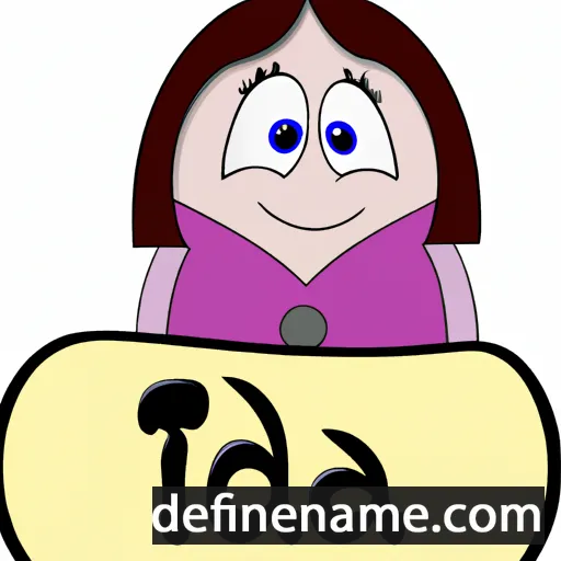 cartoon of the name Idda