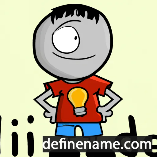 cartoon of the name Ide