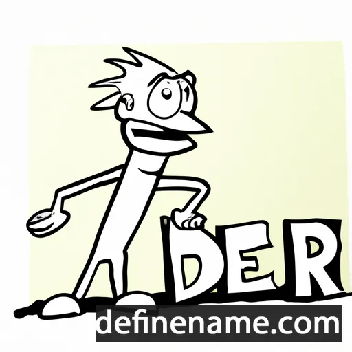 cartoon of the name Ider