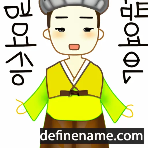 Ideun-saem cartoon