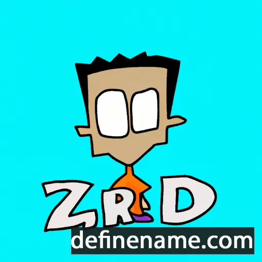 cartoon of the name Idriz