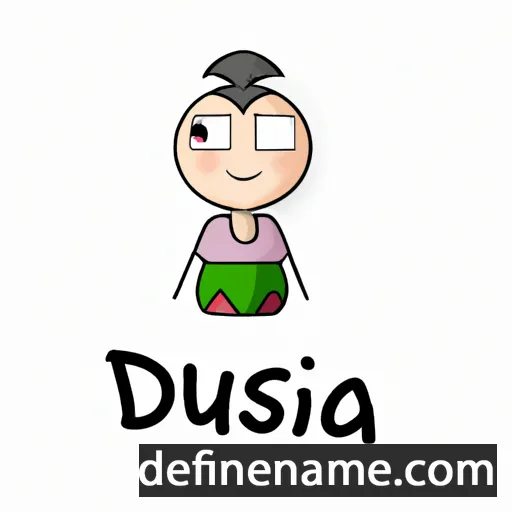 cartoon of the name Iduška