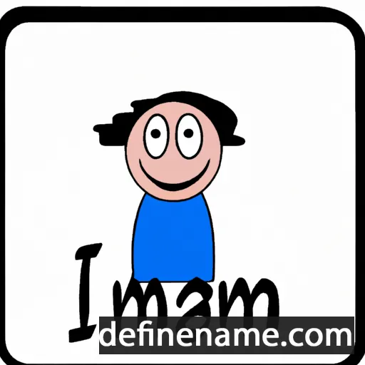 cartoon of the name İman