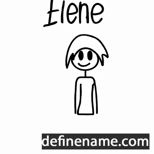 cartoon of the name Ierne