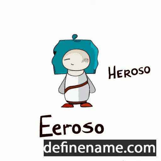 cartoon of the name Ierousa